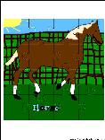 printable horse jigsaw