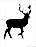 reindeer silhouette
