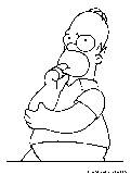 Simpson Coloring Page 