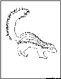 skunk outline