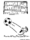 Soccer Football Coloring Page 