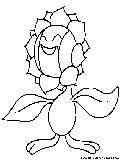 Sunflora Coloring Page 