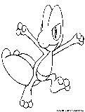 Treecko Coloring Page 