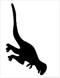 tyranosaurus silhouette