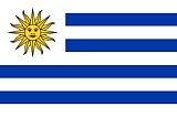 Uruguay Flag  Coloring Page