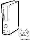 Xbox360 Coloring Page 