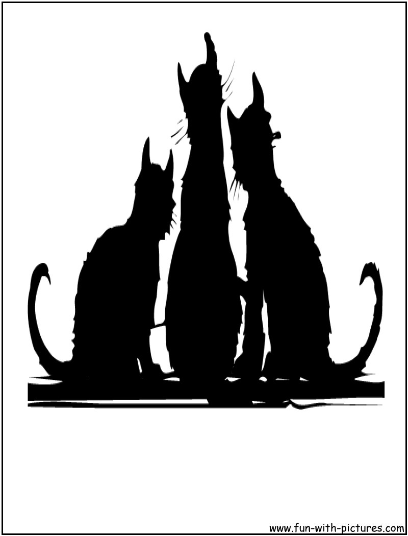 Threecats Silhouettes