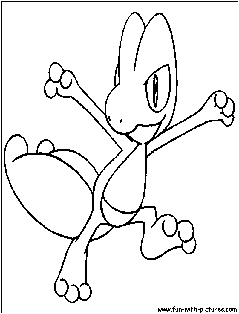 Treecko Coloring Page 