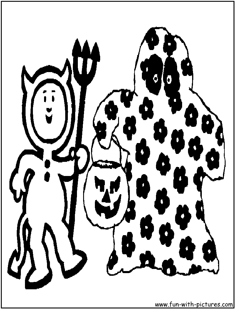 Trickortreat3 Coloring Page 