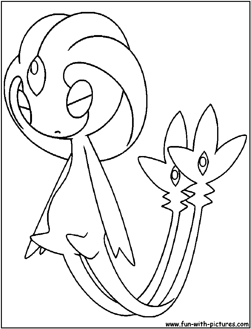 Uxie Coloring Page 