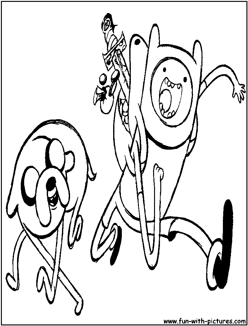 finn coloring pages