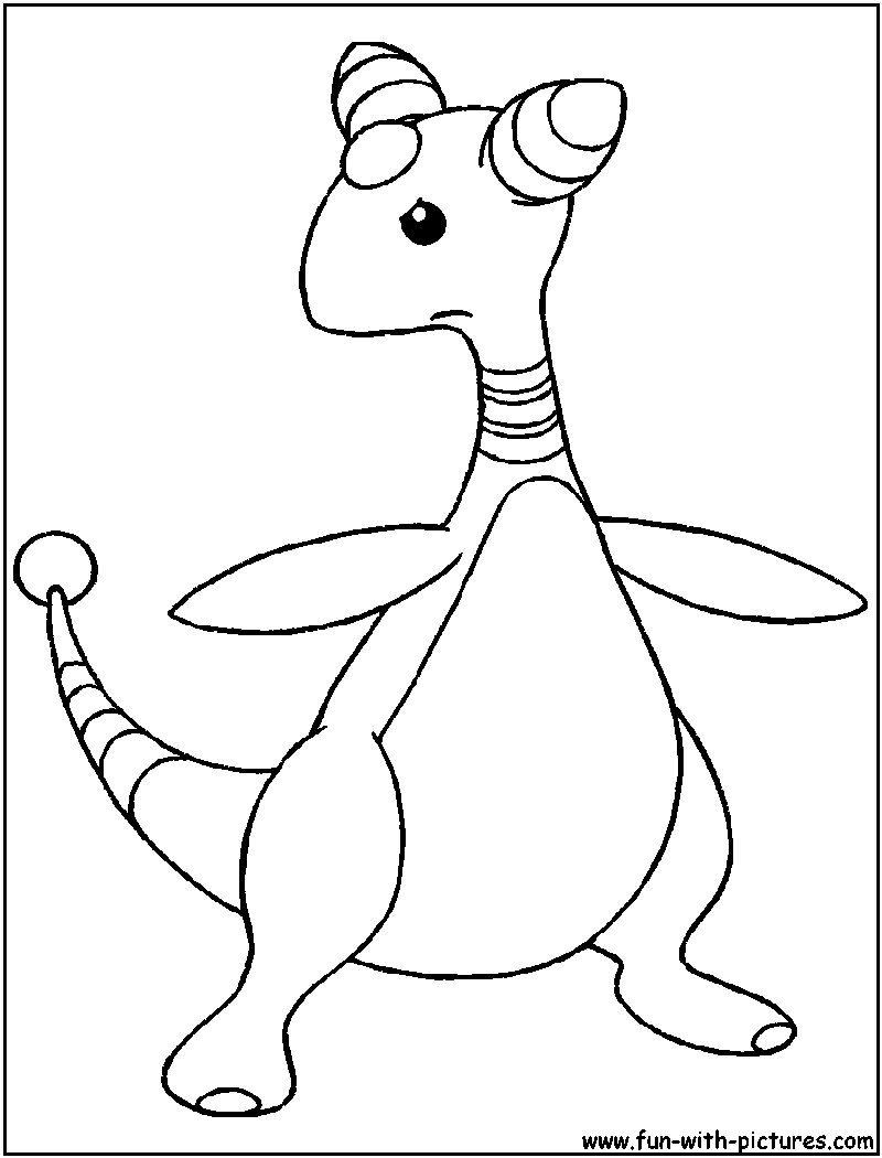 Ampharos Coloring Page 