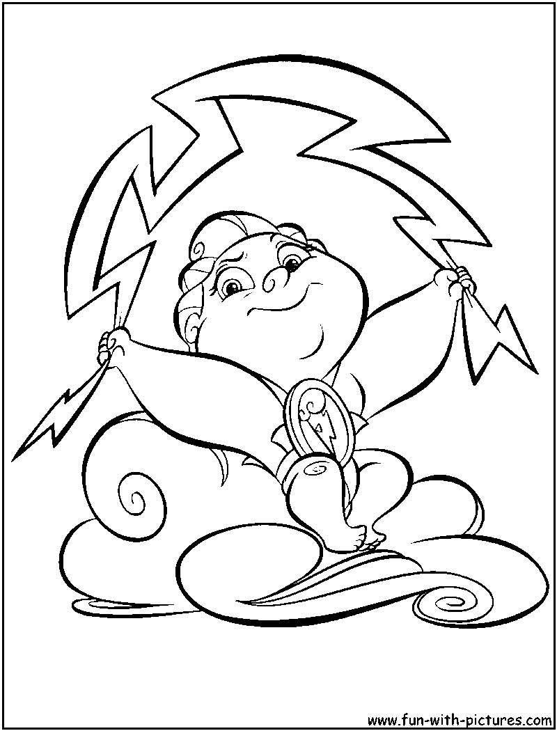 Animals Disney Coloring Pages Hercules - Super Coloring