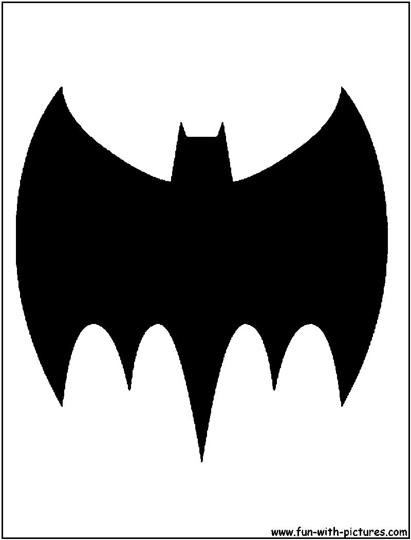 Batman Bat 1964 Silhouette
