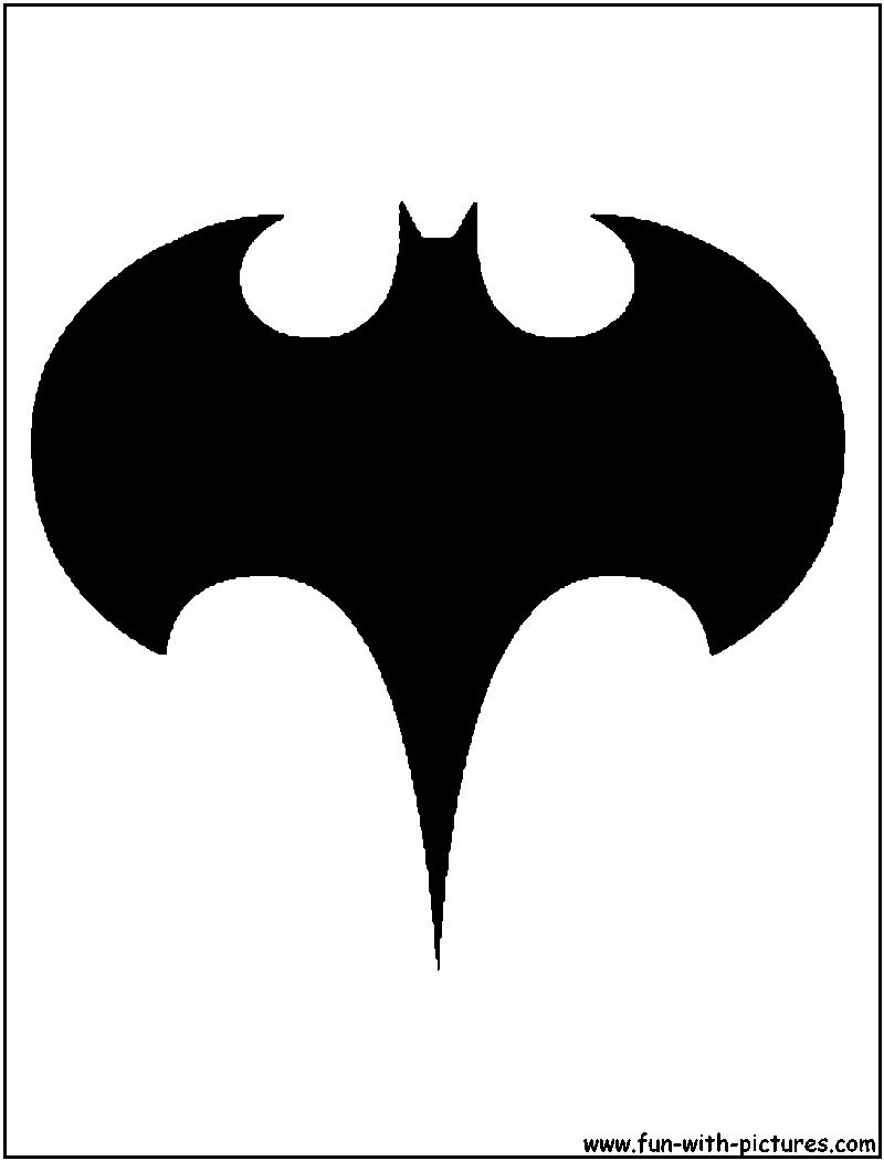 Batman Bat 2007 Silhouette