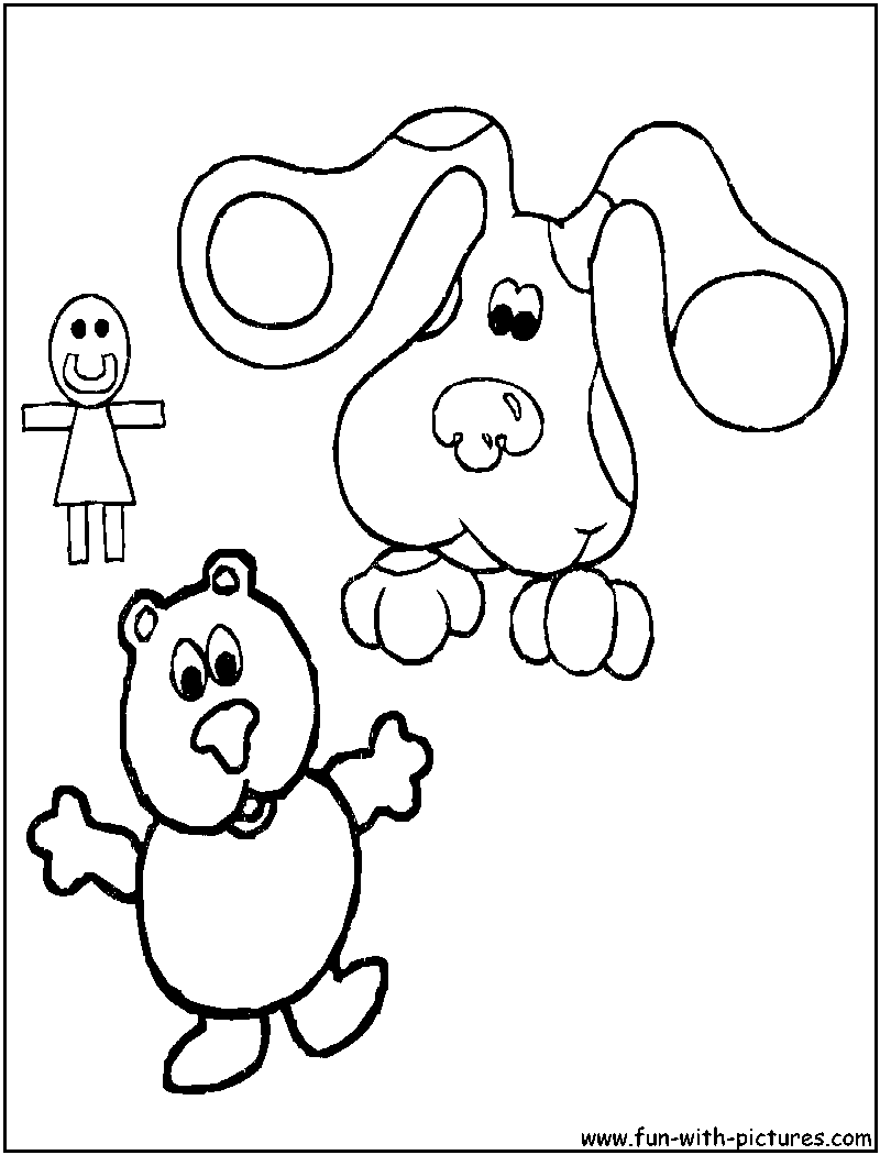 Blue And Magenta Coloring Page Coloring Pages