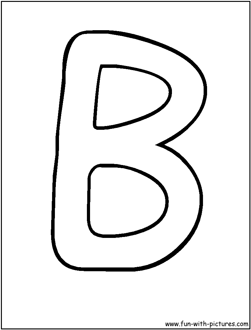 bubble letters b