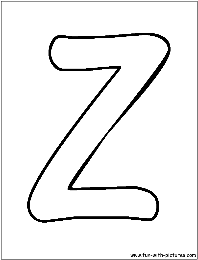 Coloring Letters A Z