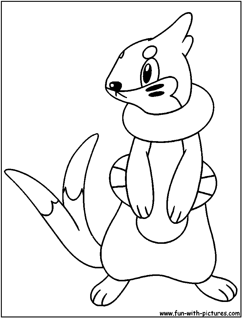 Buizel Coloring Pages - photo