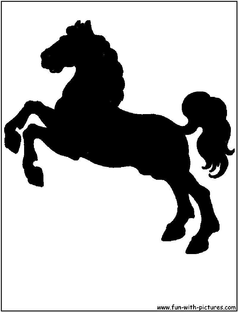 Carousel Horse Silhouette