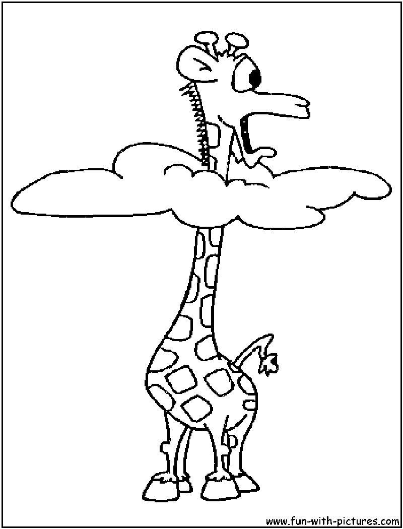 cute giraffe coloring pages