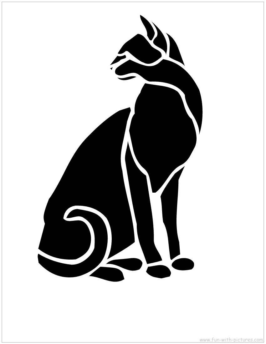 Cat Stencils, Dog Stencil Patterns, Animal Stencils All Free Printable  Stencils