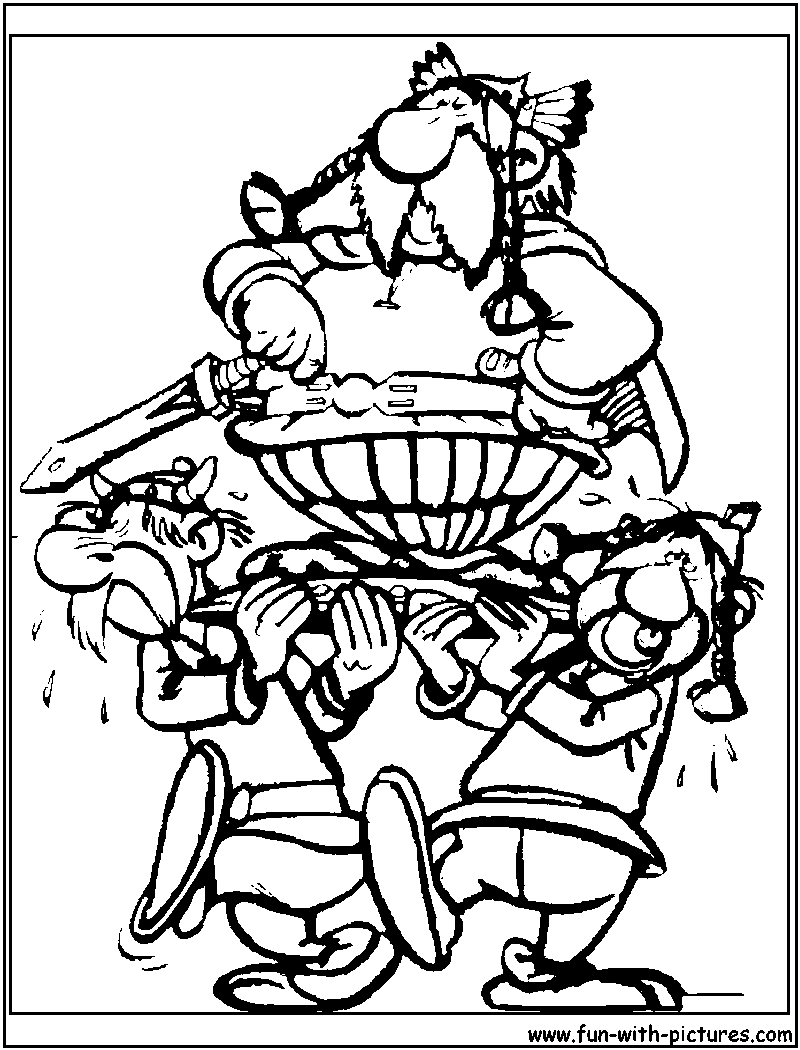 Asterix Coloring Pages - Free Printable Colouring Pages for kids to