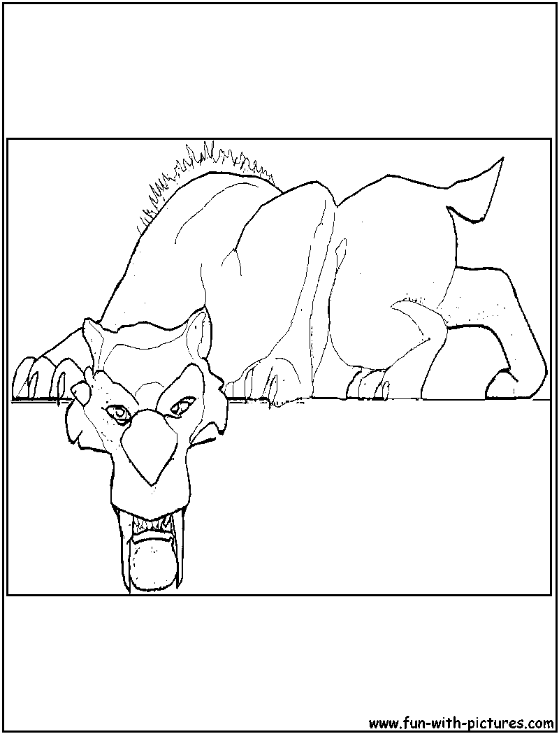 Diego Iceage Coloring Page 