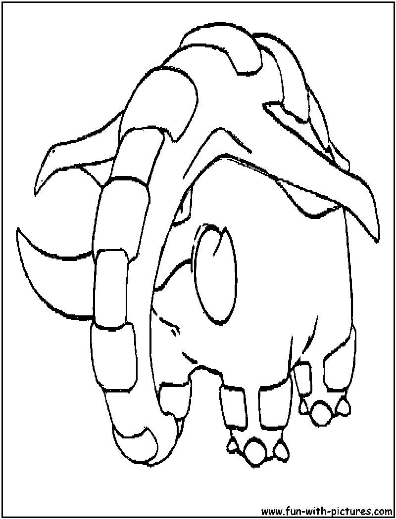 Donphan Coloring Page 
