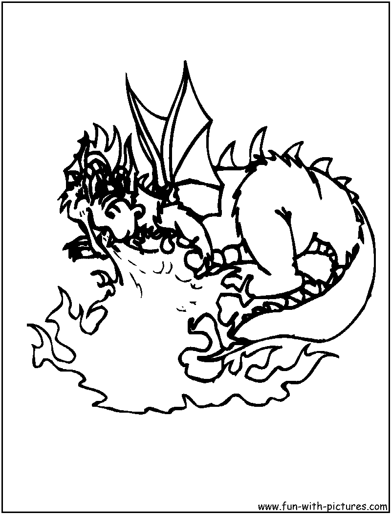 Dragon Coloring Page5 
