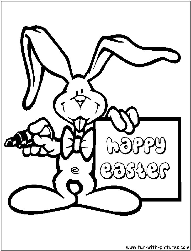 Easter Bunnies Coloring Page15 