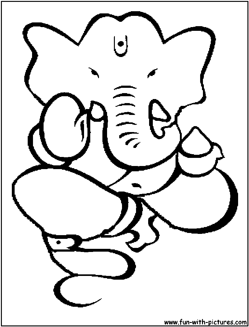 ARS71021 Painting illustration drawing color of God Ganesha elephant headed  Lord India Stock Photo - Alamy
