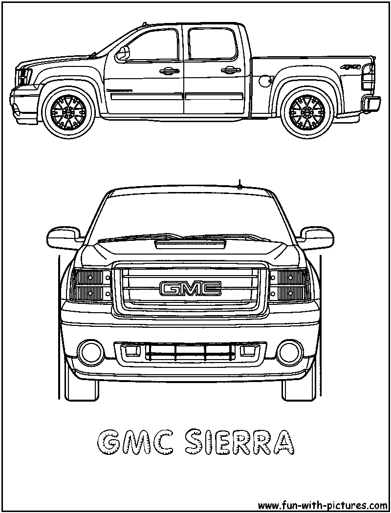chevy truck coloring pages