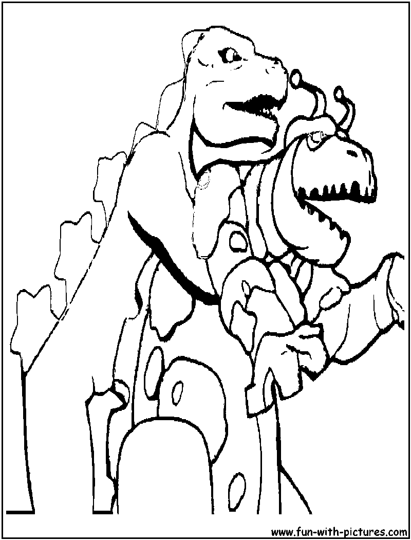 Godzillamonster Coloring Page 
