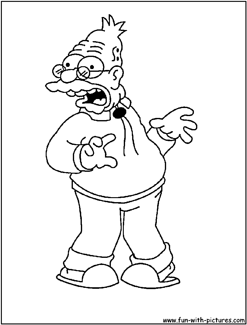 Simpsons Coloring Pages - Free Printable Colouring Pages ...