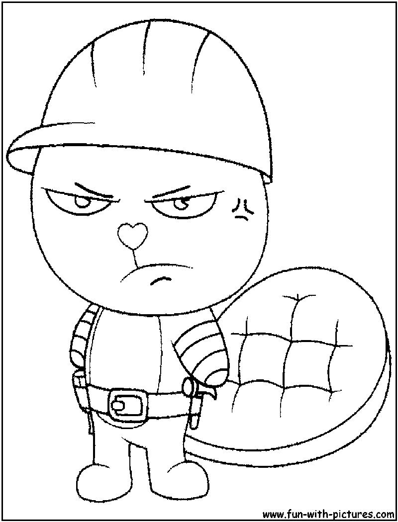 Handy Coloring Page 