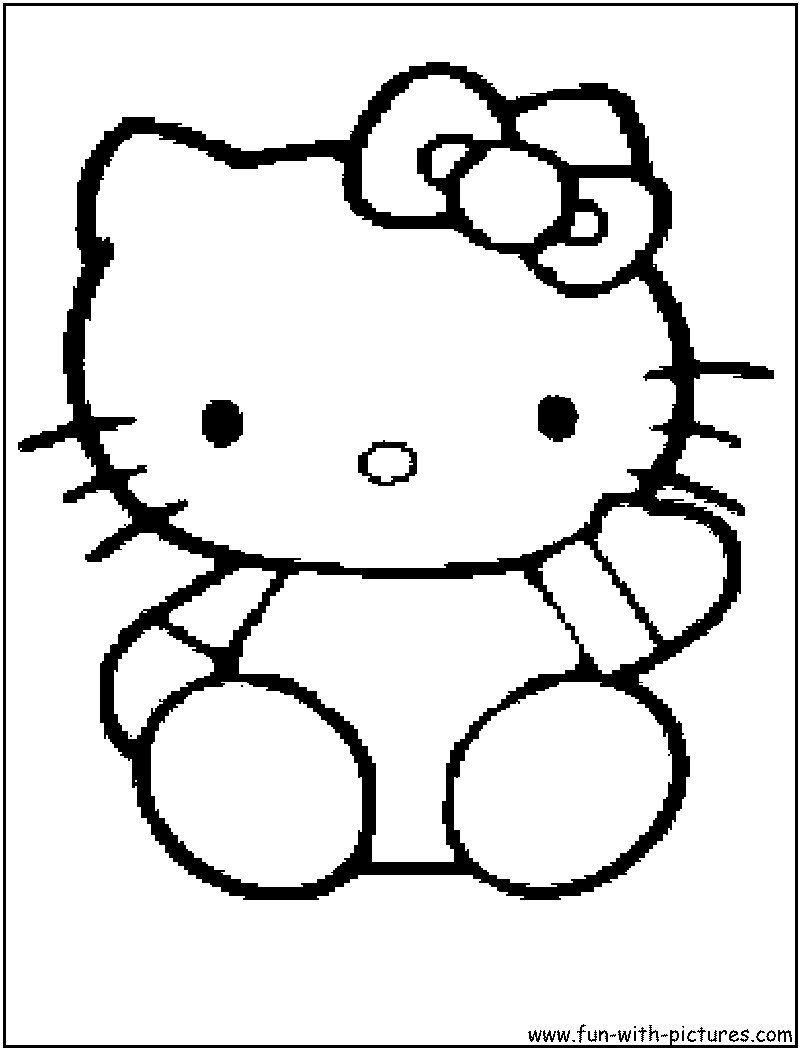 Hello Kitty Coloring Pages Free Printable Colouring Pages For Kids To Print And Color In