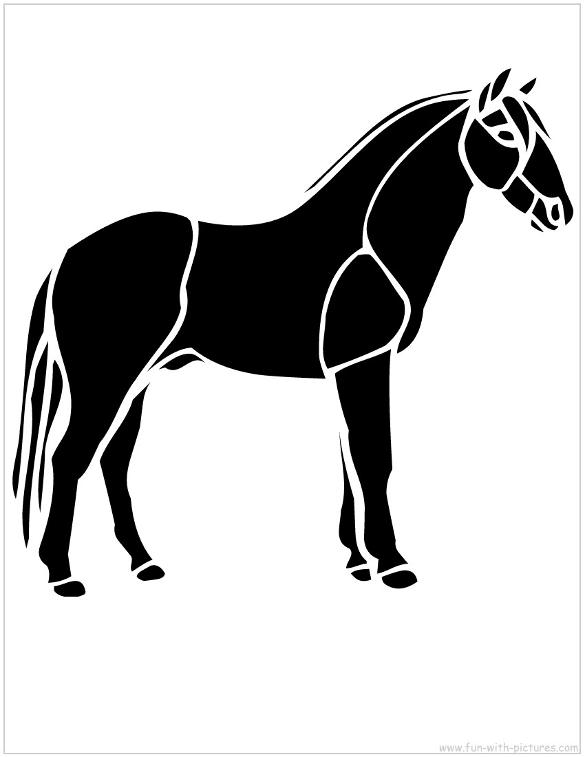 Horse Stencil Printable