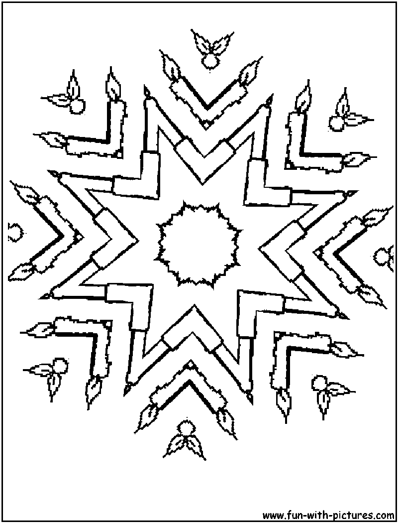 Kaleidoscope6 Coloring Page 
