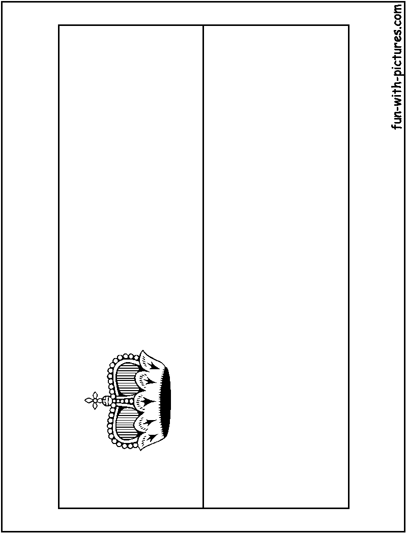 Liechtenstein Flag  Coloring Page