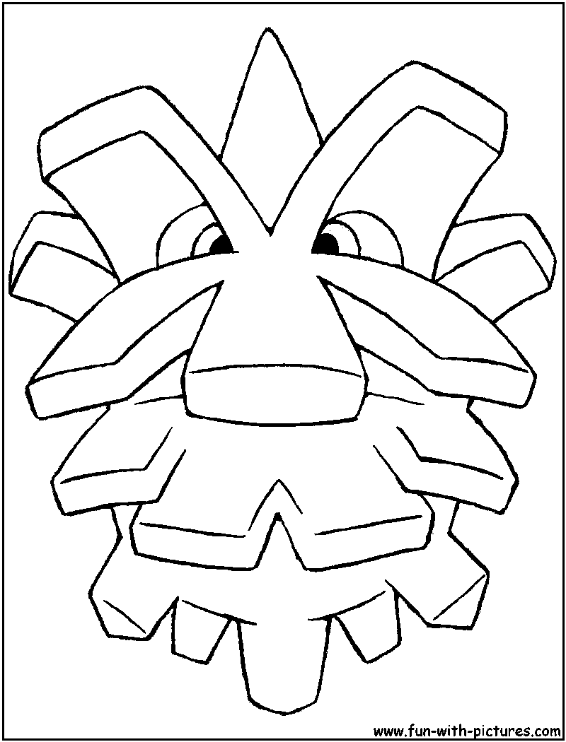 Pineco Coloring Page 