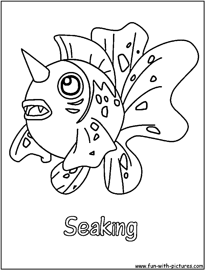 Seaking Coloring Page 