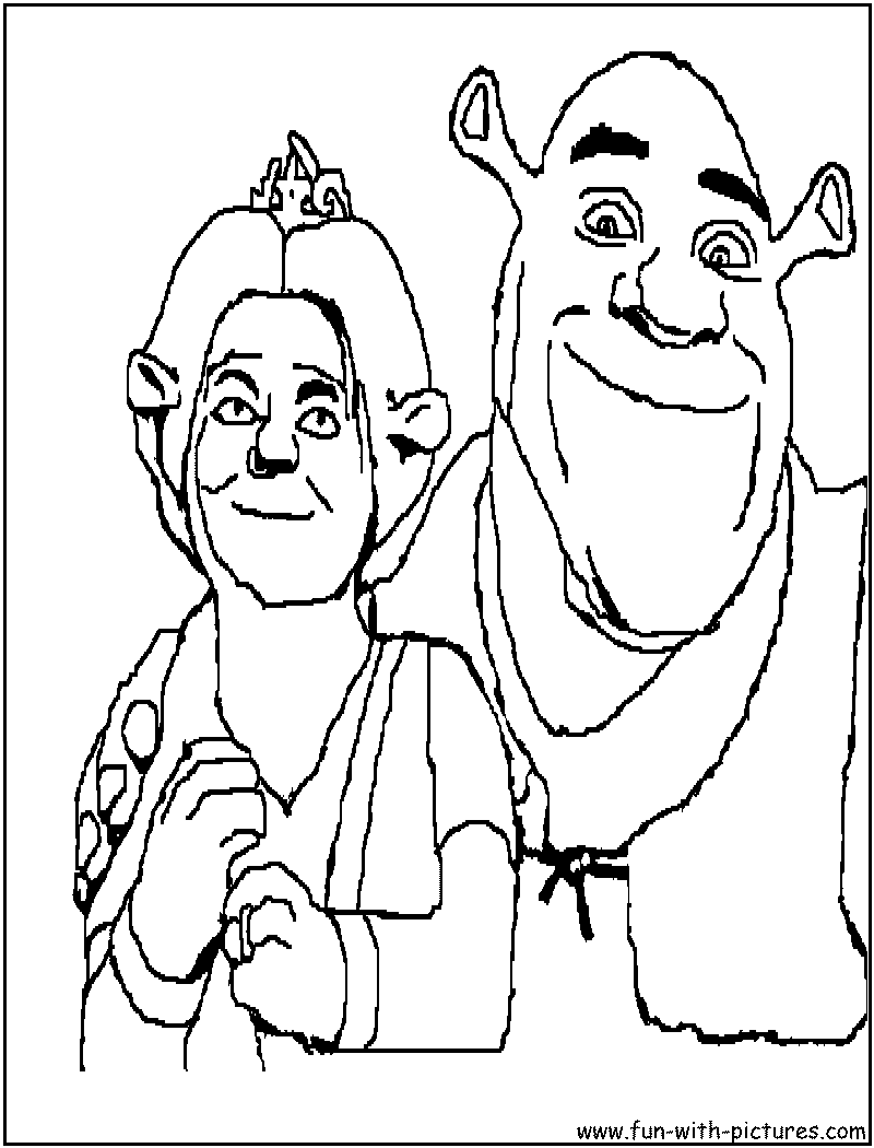 Shrek Coloring Pages - Free Printable Colouring Pages for kids to print