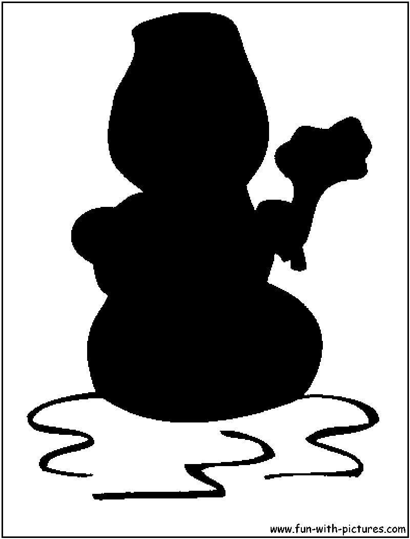 Snowman2 Silhouette