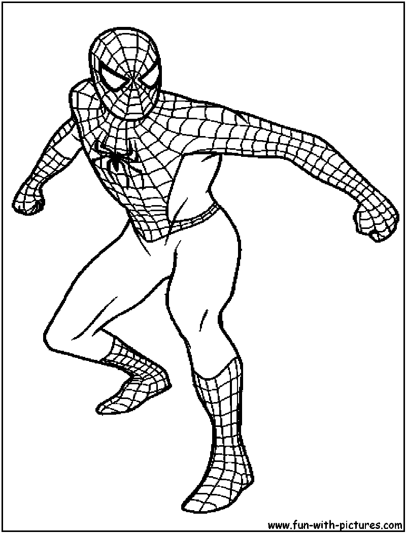 Spiderman Coloring Pages - Free Printable Colouring Pages for kids to ...