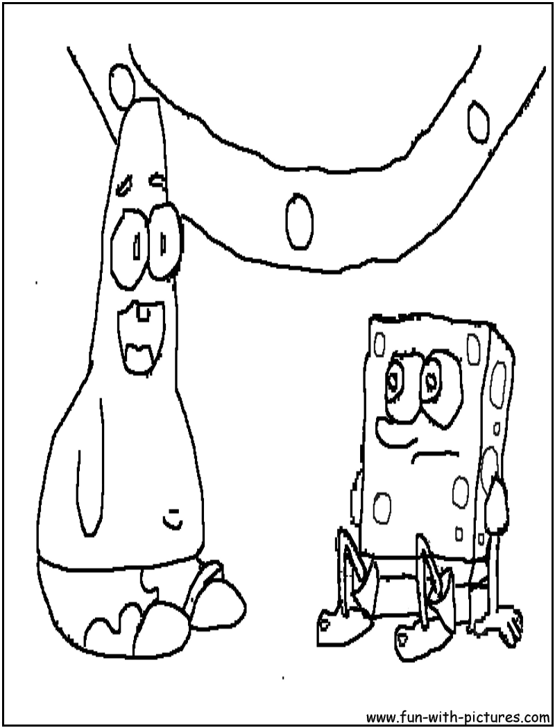 spongebob printable coloring pages