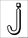 alphabet letter j