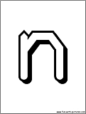 alphabet letter n