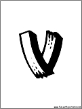 alphabet v