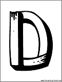 alphabets D